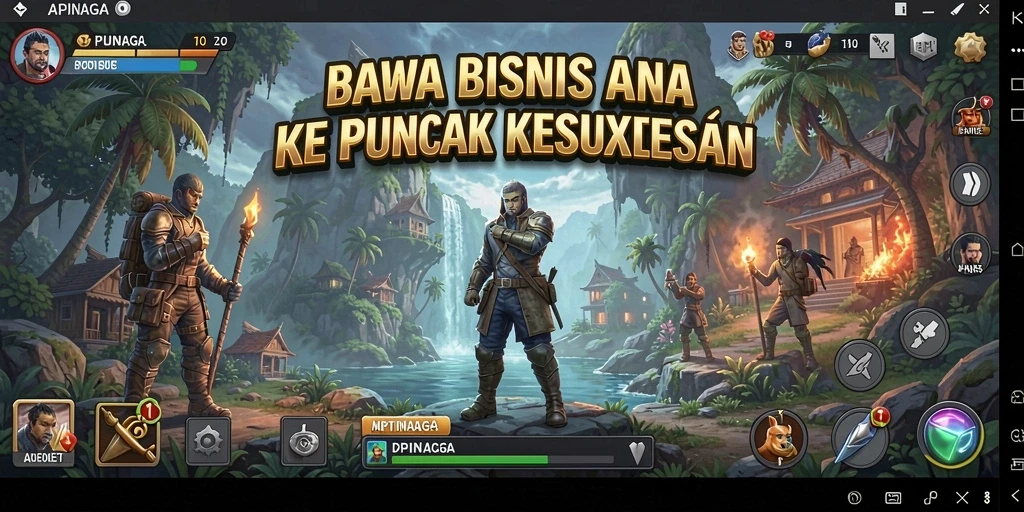 Tampilan gameplay APINAGA yang penuh strategi dan tantangan Tycoon.