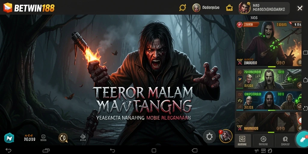 Gameplay BETWIN188 yang menegangkan dengan suasana horor yang mencekam.