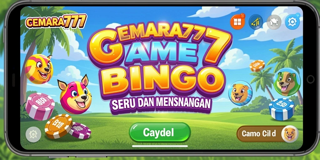 Tampilan gameplay Bingo yang seru di CEMARA777.