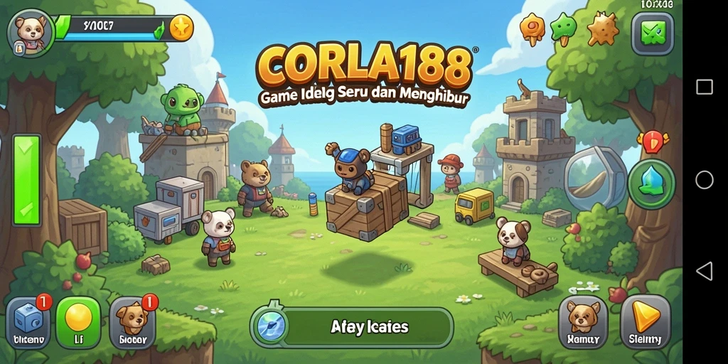 Tangkapan layar utama CORLA188 menampilkan pengalaman gameplay Idle yang seru.