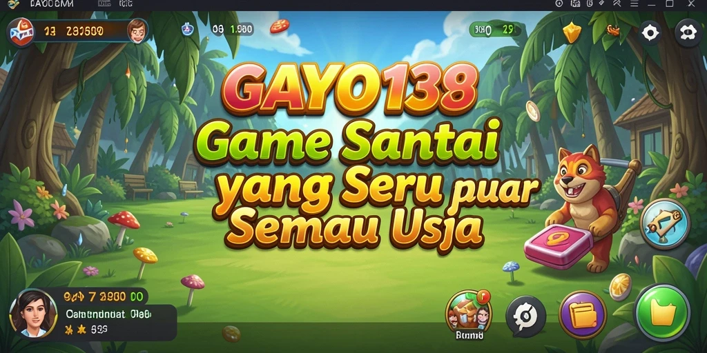 Menampilkan gameplay GAYO138 yang ceria dan penuh tantangan.