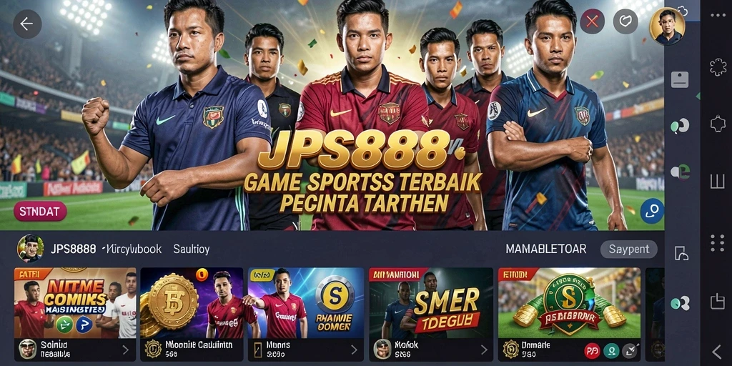 Tampilan gameplay menarik di aplikasi JPS888.