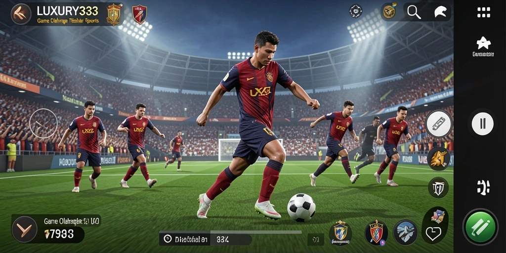 Screenshot LUXURY333 menampilkan gameplay olahraga yang seru dan menantang.