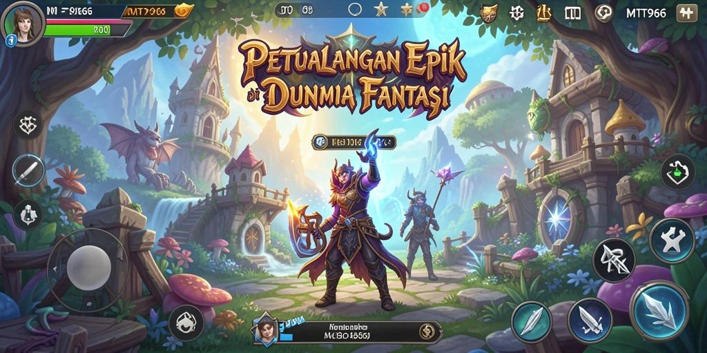 Tangkapan layar utama dari gameplay MT966 yang menakjubkan.