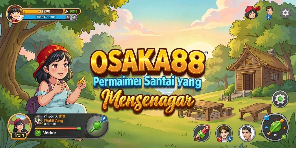 Tampilan gameplay OSAKA88 yang ceria dan menantang.