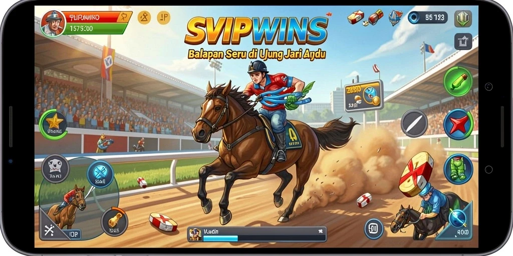 Tampilan gameplay <strong>SVIPWINS</strong> yang mendebarkan dan penuh speed.