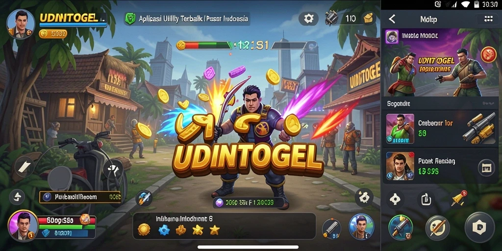 Tampilan antarmuka UDINTOGEL yang intuitif dan user-friendly.